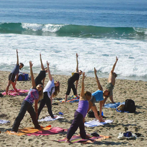 Sunday Morning Beach Yoga